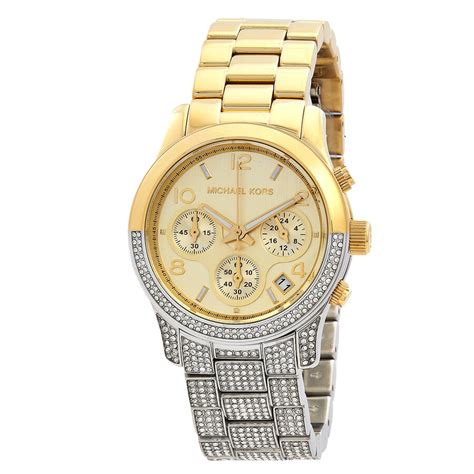 Michael Kors Runway Quartz Gold